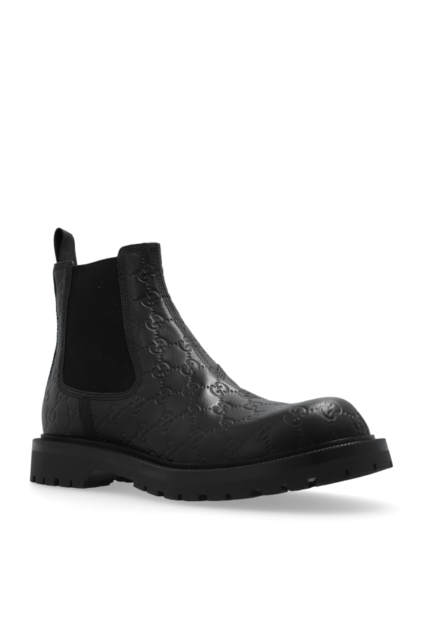 Gucci Monogram Chelsea Boots | Men's | Vitkac